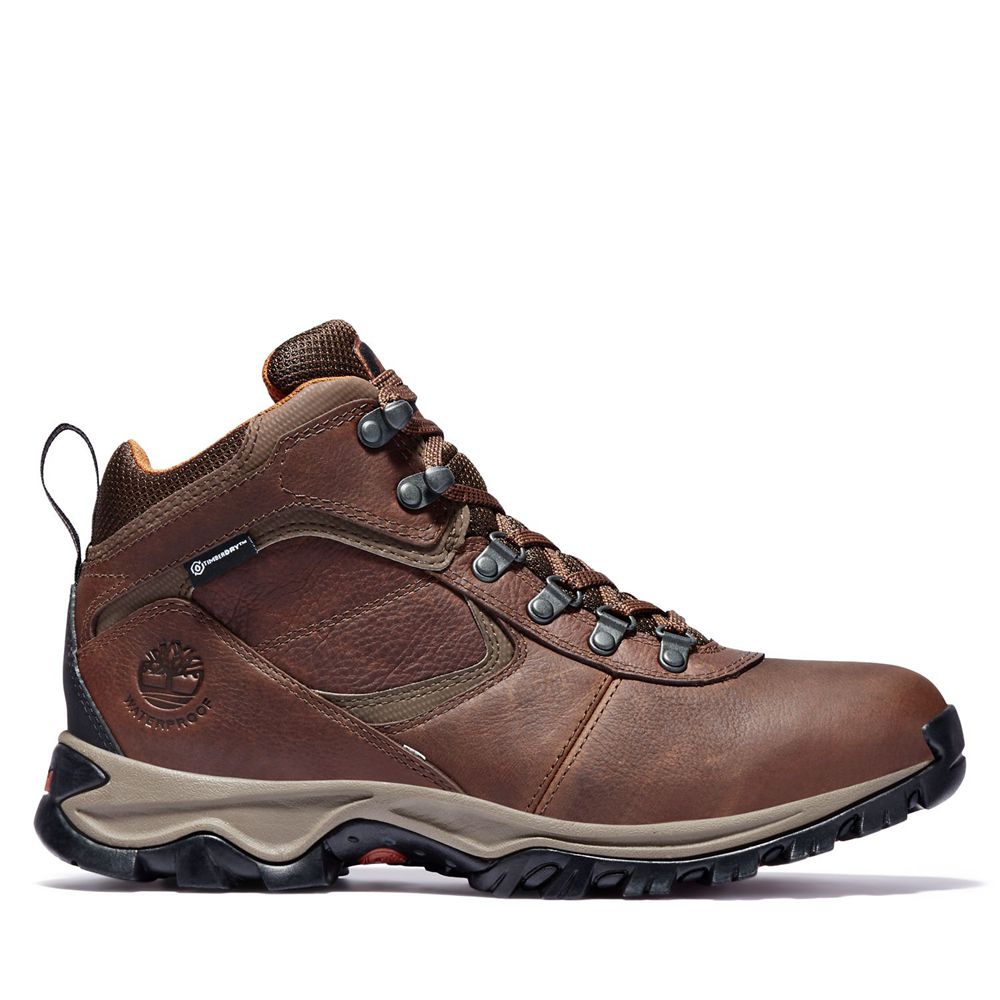 Timberland Παπούτσια Πεζοπορίας Ανδρικα Καφε - Mt. Maddsen Mid Waterproof - Greece 5892473-PQ